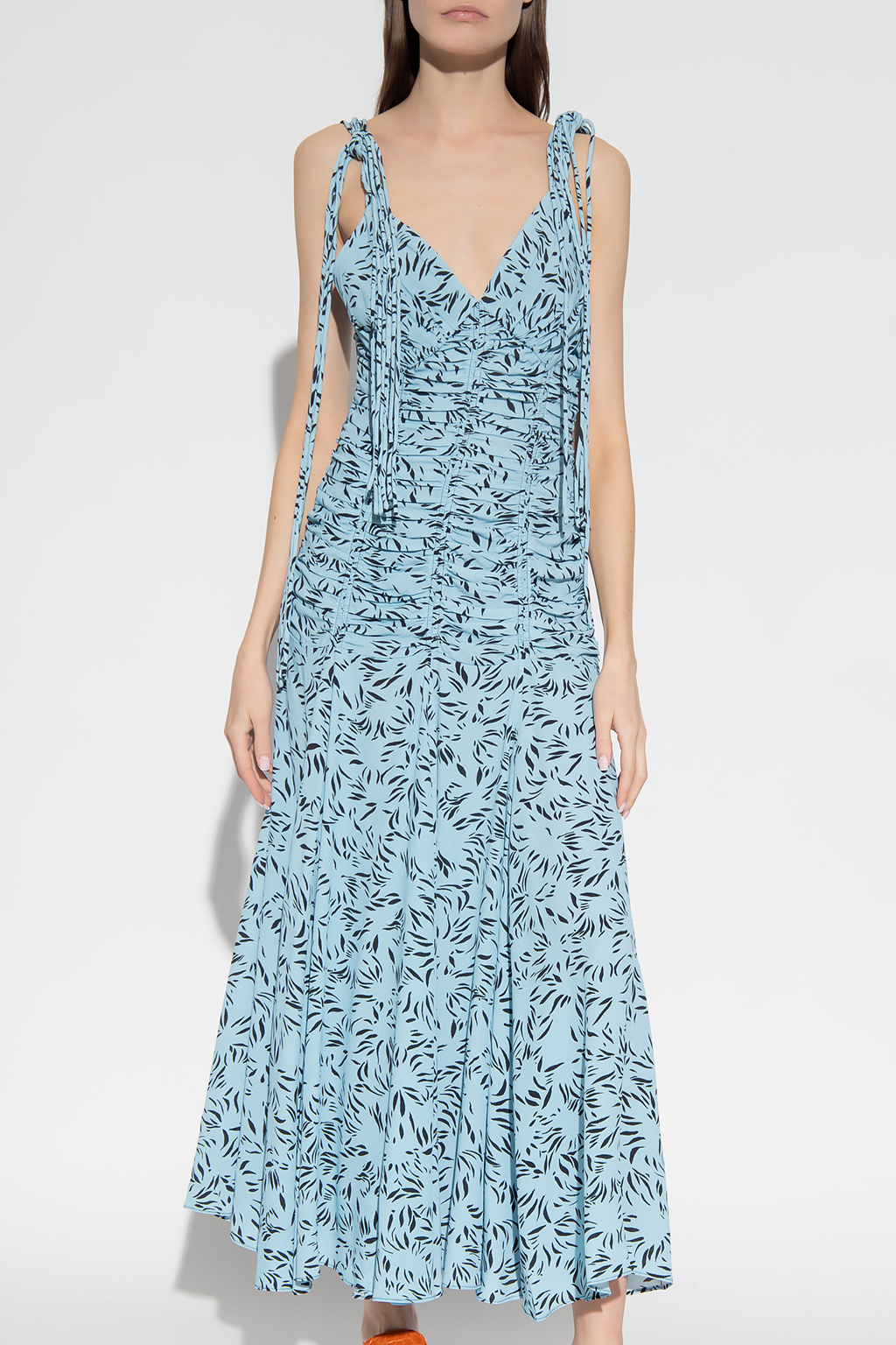 IetpShops SB Blue Patterned slip dress Proenza Schouler